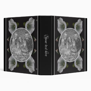 Classeur White Morning Glory Flower Créez votre propre phot