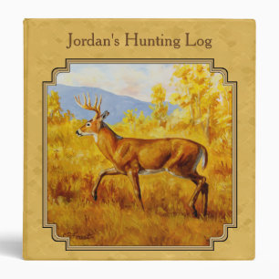 Classeur Whitetail Deer Golden Aspen Woods