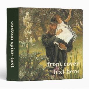 Classeur Widower par Tissot, Vintage de l'art du Portrait d