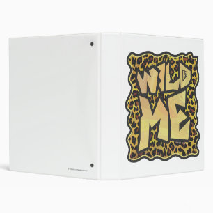 Classeur Wild Me Leopard Brown et jaune