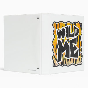 Classeur Wild Me Tiger orange et noir