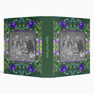 Classeur Wild Morning Glory Flowame Ajouter Votre Photo