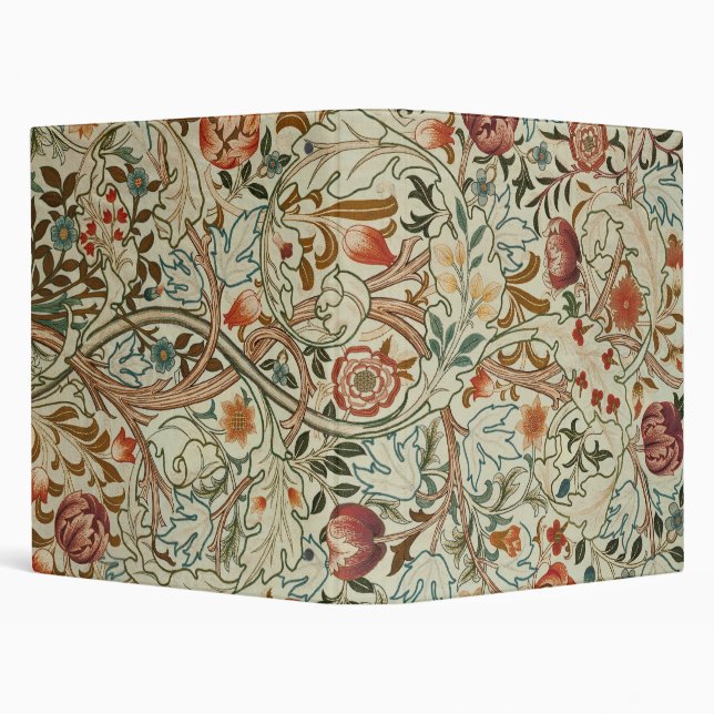 Classeur William Morris Acanthus Broderie Motif Floral (Arrière-plan)