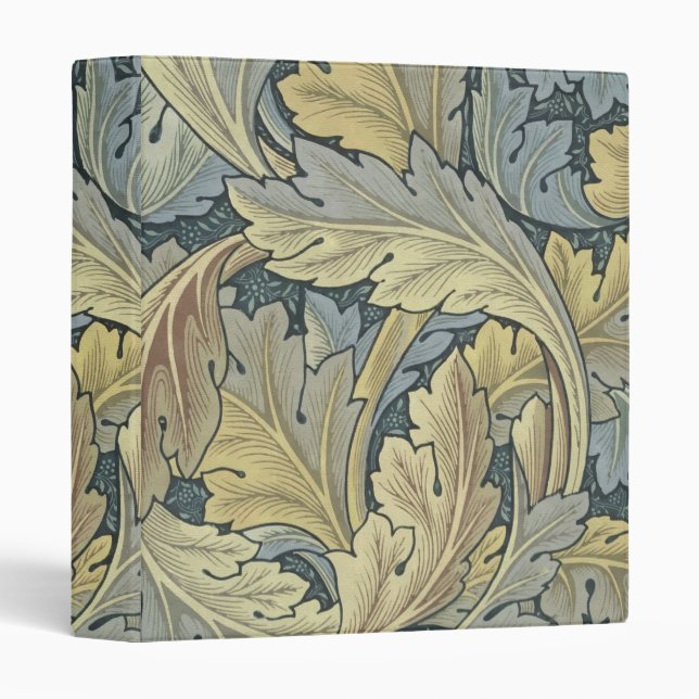 Classeur William Morris Acanthus Leaves (Devant/Côté)