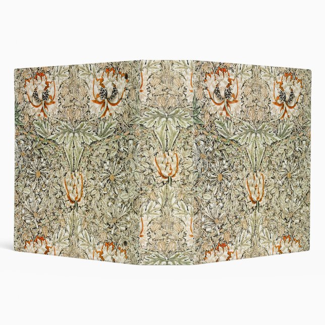 Classeur William Morris Antique Honeysuckle Floral Classic (Arrière-plan)