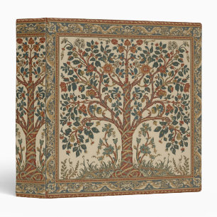 Classeur William Morris Arbre de Vie Vintage Préraphaélite