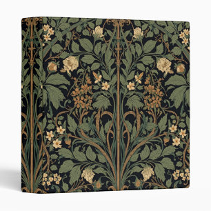 Classeur William Morris Blackthorn Floral Art Nouveau