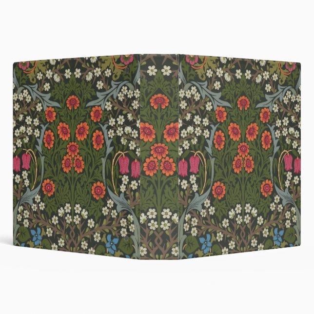 Classeur William Morris Blackthorn Garden Flower Classic (Arrière-plan)
