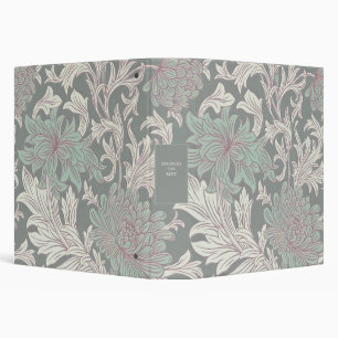 Classeur William Morris Chrysanthemum Motif 3 anneau Classe