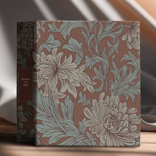 Classeur William Morris Chrysanthemum Motif 3 anneau Classe