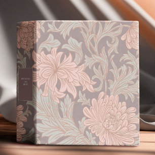 Classeur William Morris Chrysanthemum Motif 3 anneau Classe