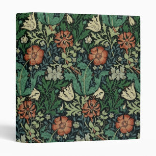 Classeur William Morris Compton Floral Art Nouveau Motif