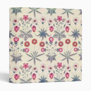 Classeur William Morris Daisy Motif floral Orange rouge