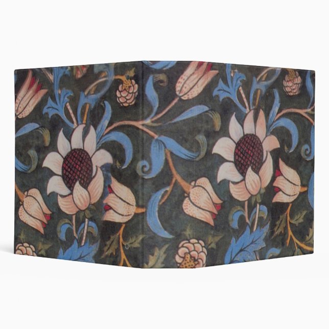 Classeur William Morris Evenlode Textile Floral Art (Arrière-plan)
