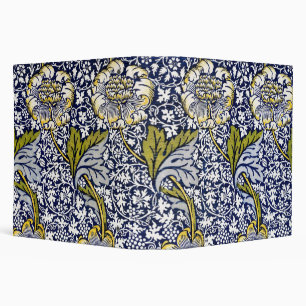 Classeur William Morris - Fleurs Vintages et Motif feuille