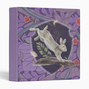 Classeur William Morris Forest Rabbit Floral Art