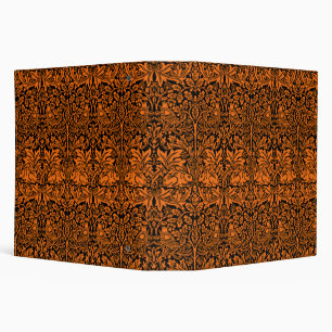 Classeur William Morris Frère Lapin Motif Noir Rouille