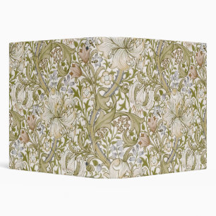 Classeur William Morris Golden Lily Garden Flower Classic