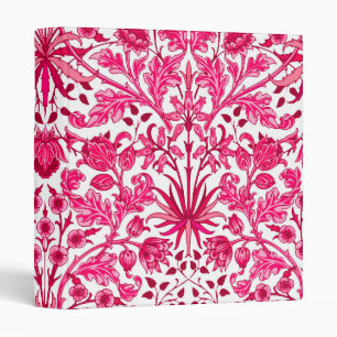 Classeur William Morris Hyacinth Imprimer, Bourgogne et ros