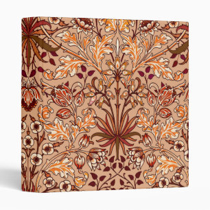 Classeur William Morris Hyacinth Print, Brown et Beige