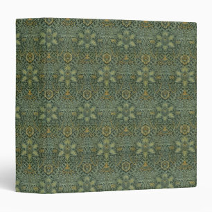Classeur William Morris Ispahan Vert sarcelle Floral Art