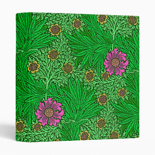 Classeur William Morris Marigold, Emerald Green & Fuchsia