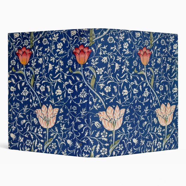 Classeur William Morris Medway Floral bleu (Arrière-plan)