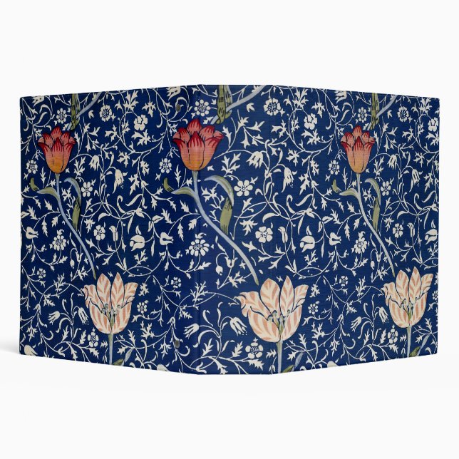 Classeur William Morris Medway Floral bleu (Arrière-plan)