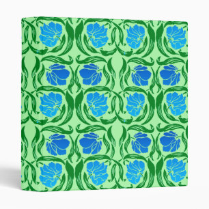 Classeur William Morris Pimpernel, Blue & Lime Green