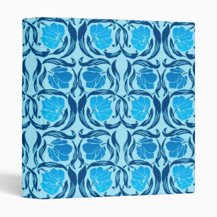 Classeur William Morris Pimpernel, Denim & Bleu clair
