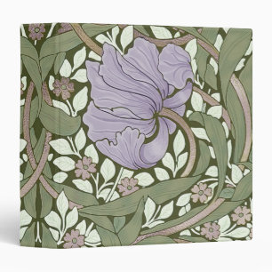Classeur William Morris Pimpernel Motif Vintage 3 Ring Bi