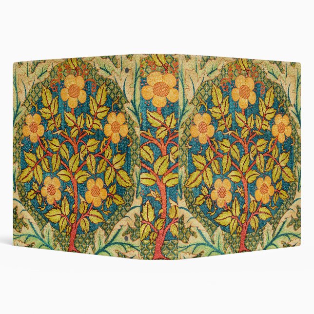 Classeur William Morris Rose Wreath : Arts et Métiers class (Arrière-plan)