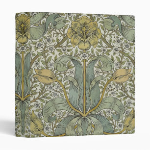 Classeur William Morris Spring Motif classique épais