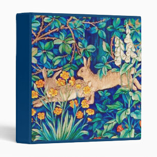 Classeur William Morris "Two Hares" Lapins sauvages Imprime