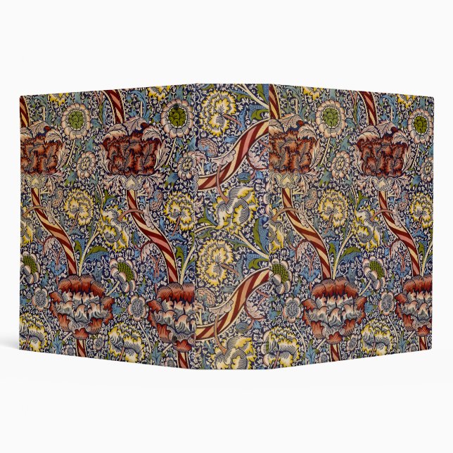 Classeur William Morris Wandle Anglais Floral Damask Design (Arrière-plan)