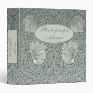 Classeur William Morris White Poppies de 1,5 po