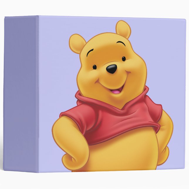 Classeur Winnie l'Ooh 10 (Devant/Côté)