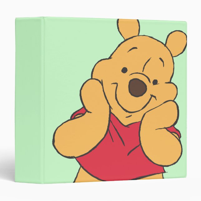 Classeur Winnie l'Ooh 12 (Devant/Côté)