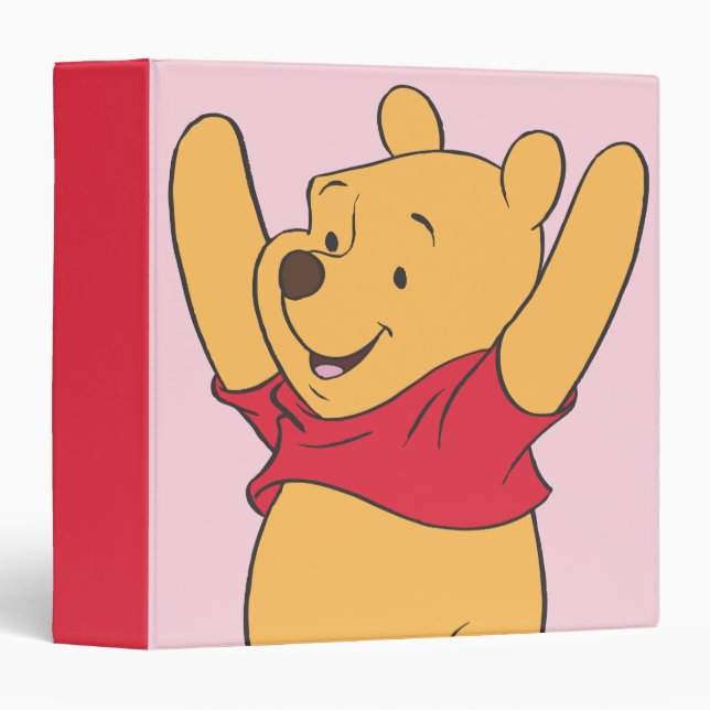 Classeur Winnie l'Ooh 15 (Devant/Côté)