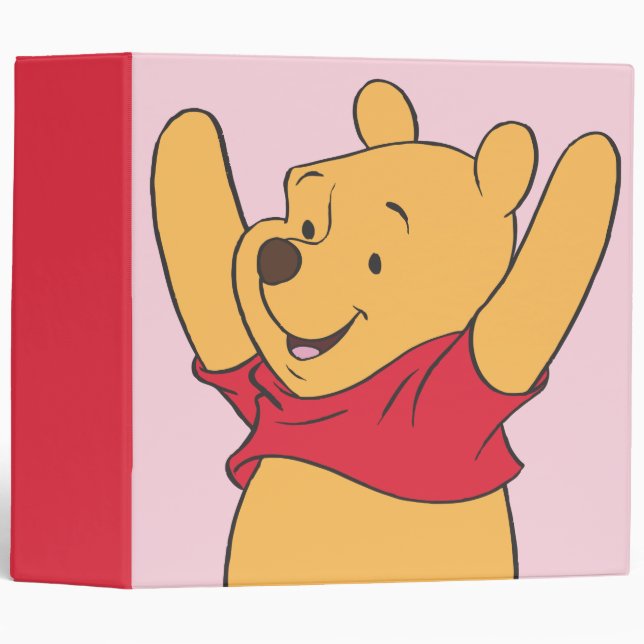 Classeur Winnie l'Ooh 15 (Devant/Côté)