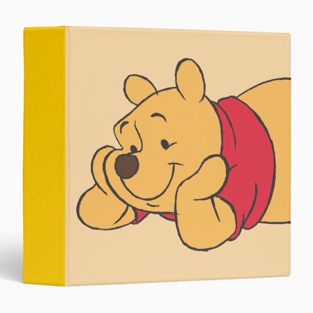 Classeur Winnie l'Ooh 2 (Devant/Côté)
