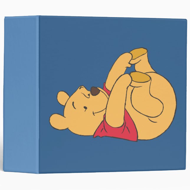 Classeur Winnie l'Ooh 9 (Devant/Côté)