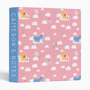 Classeur Winnie l'Ooh   Motif Pink Flying Kite Days