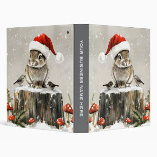 Classeur Winter Père Noël Bunny Wonderland