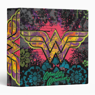Classeur Wonder Woman Brick Wall Collage