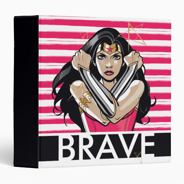 Classeur Wonder Woman Defender - Modèle (Devant/Côté)