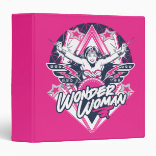 Classeur Wonder Woman Retro Glam Rock Graphic