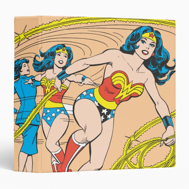 Classeur Wonder Woman Transform (Devant/Côté)