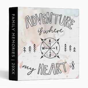 Classeur World Traveler   Adventure Is Where My Heart Is