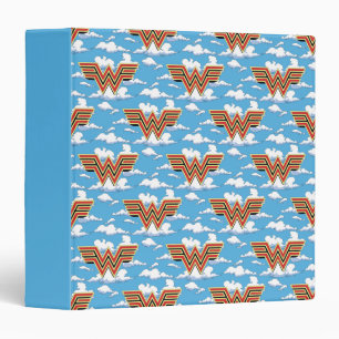 Classeur WW84 Retro Comic Wonder Woman Logo Motif Cloud